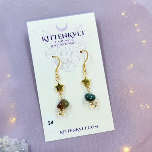 Celestial Ocean Jasper Earrings
