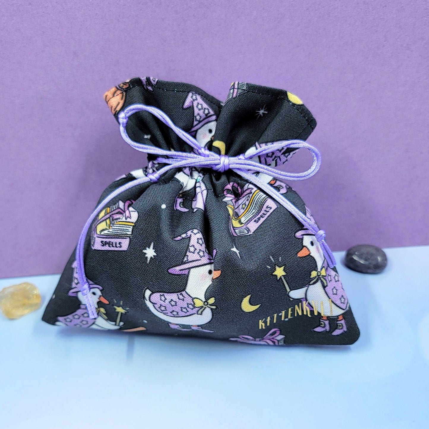 Magical Witchy Goose Crystal Pouch