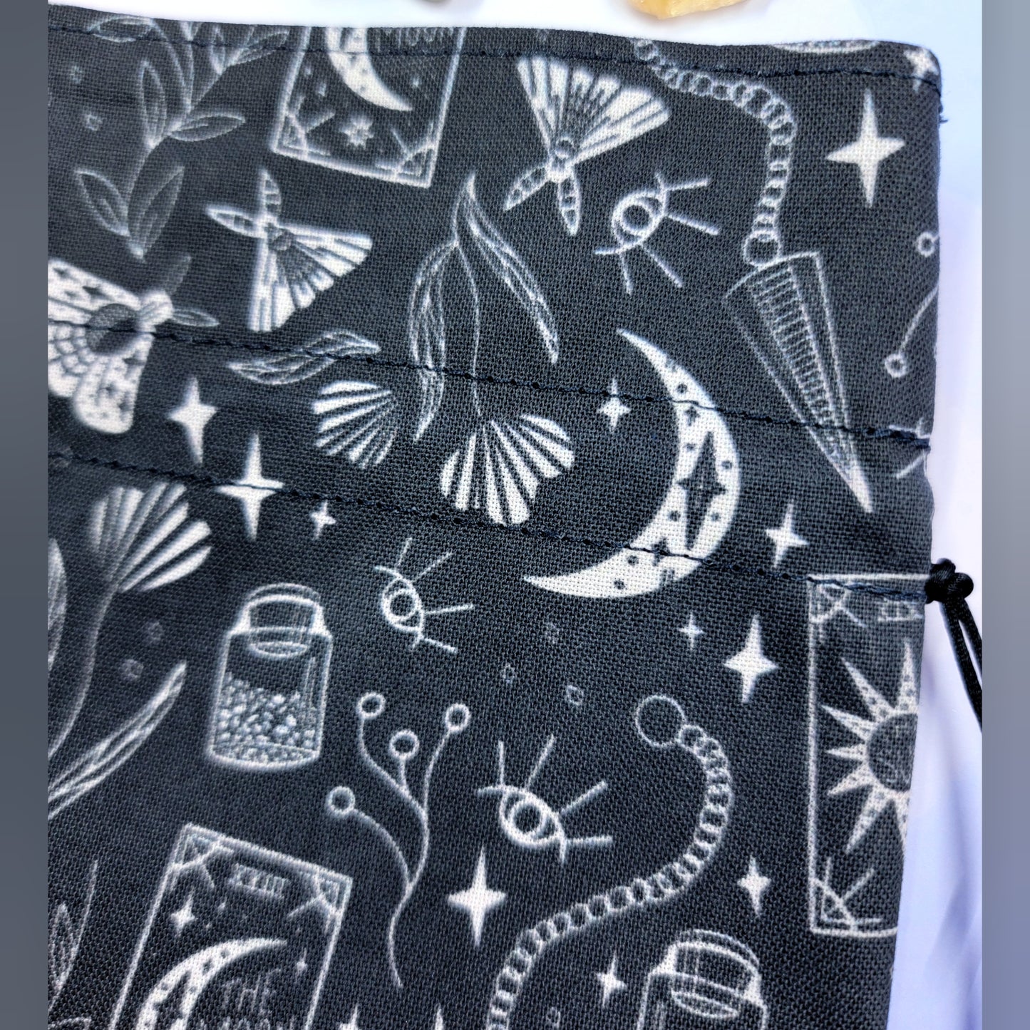 Divination Witch Mystical Goth Crystal Pouch