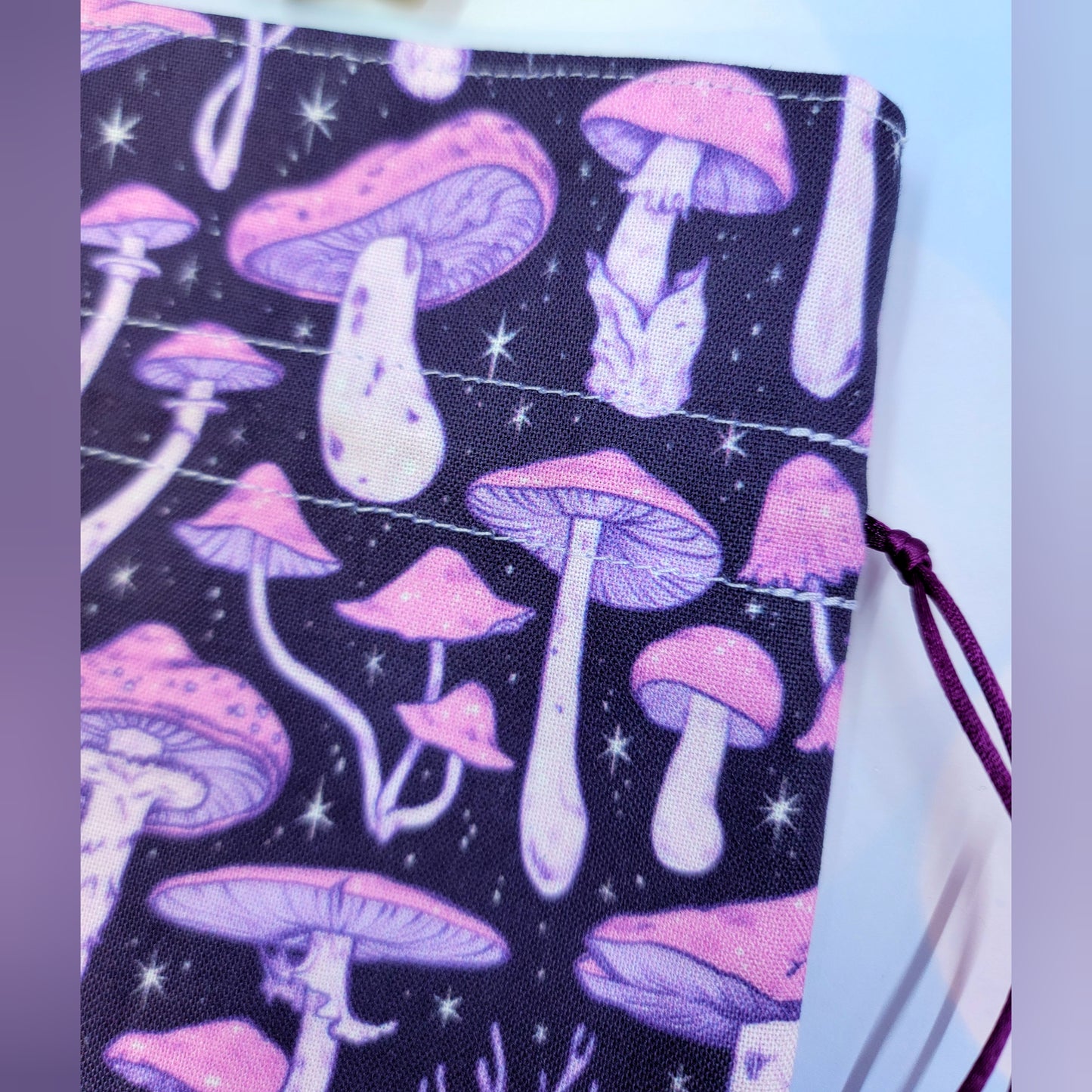 Mystical Witchy Mushroom Crystal Pouch