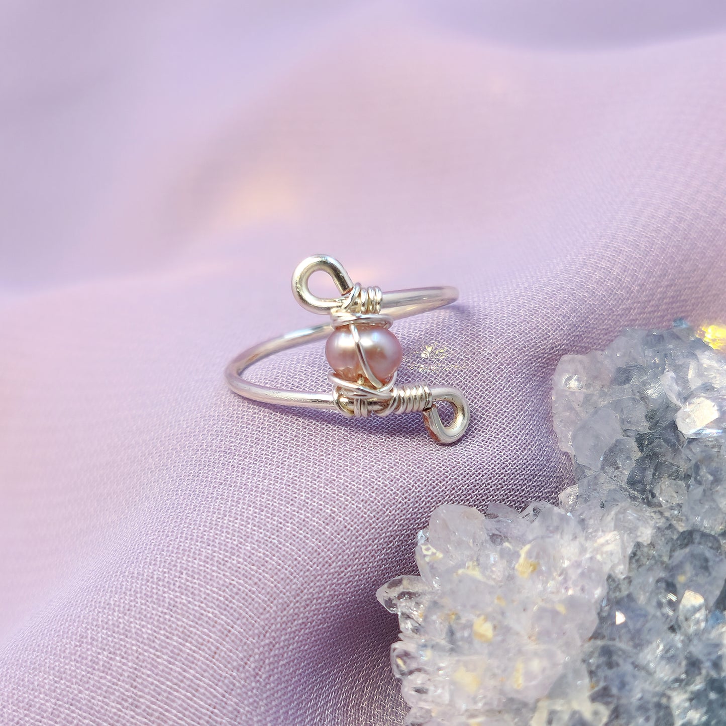 Dainty Fairy Pearl Ring