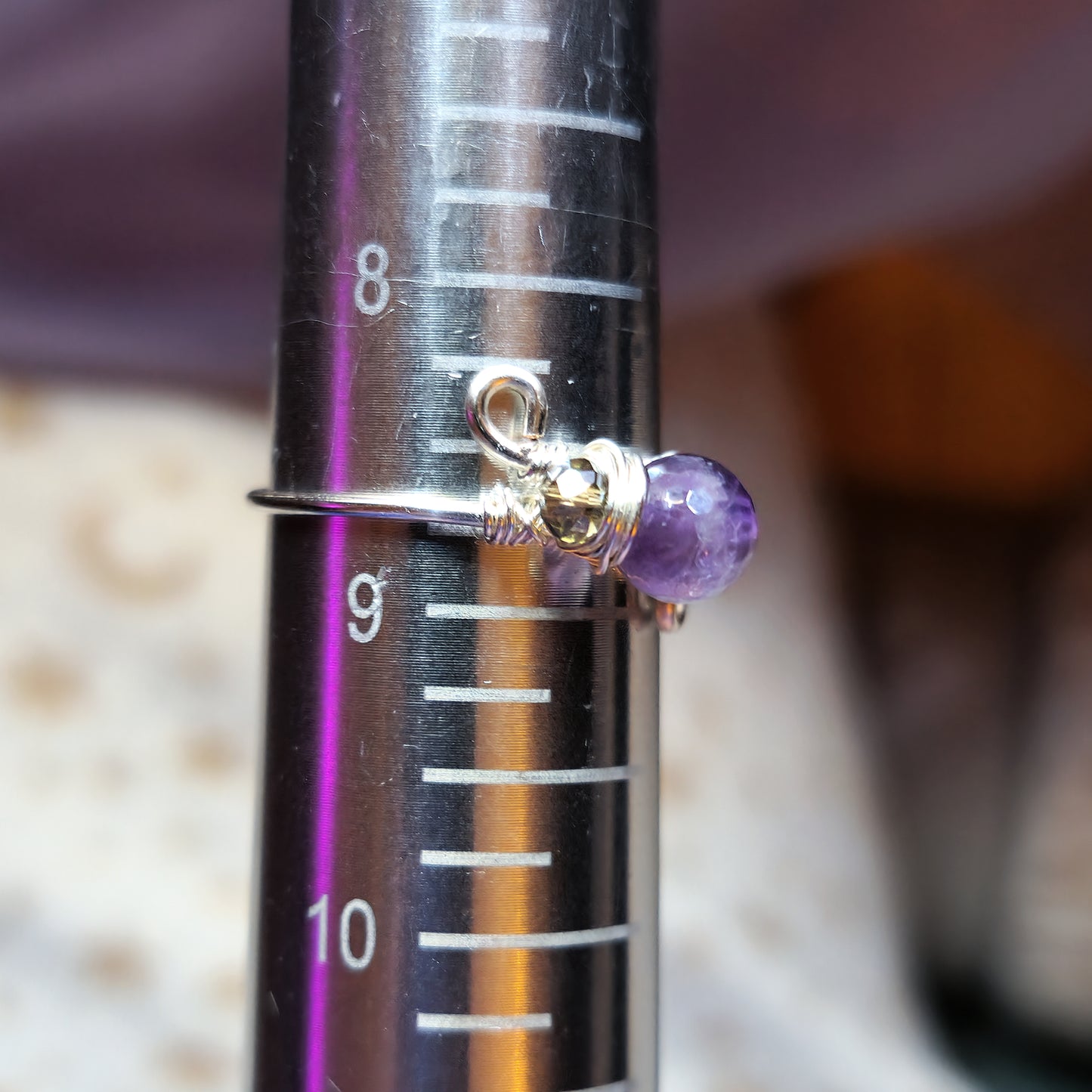 Mystical Witchy Fairy Amethyst Ring