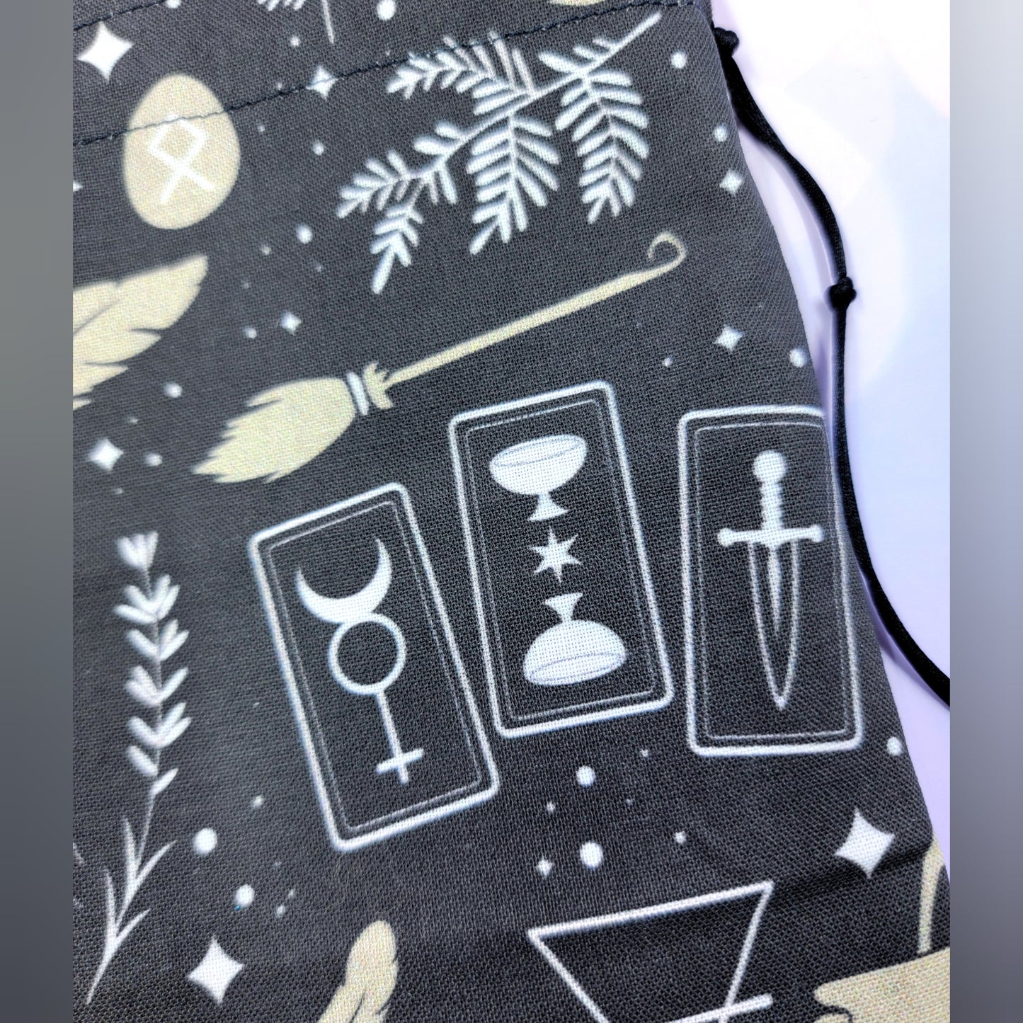 Mystical Divination Witch Whismy Goth Trinket Pouch