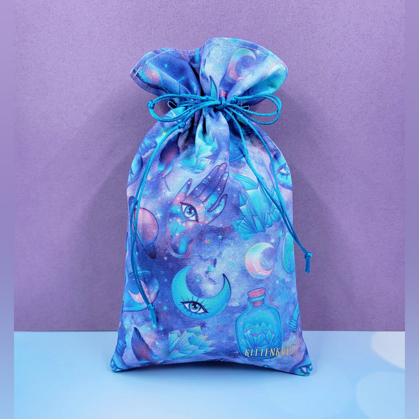 Witchy Mystical Pastel Ethereal Cosmic Celestial Tarot Pouch