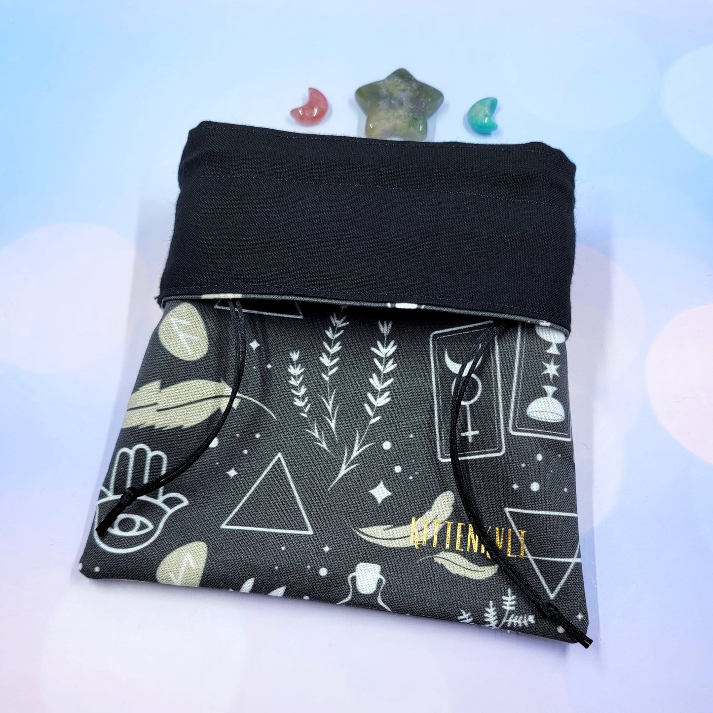 Mystical Divination Witch Whismy Goth Trinket Pouch