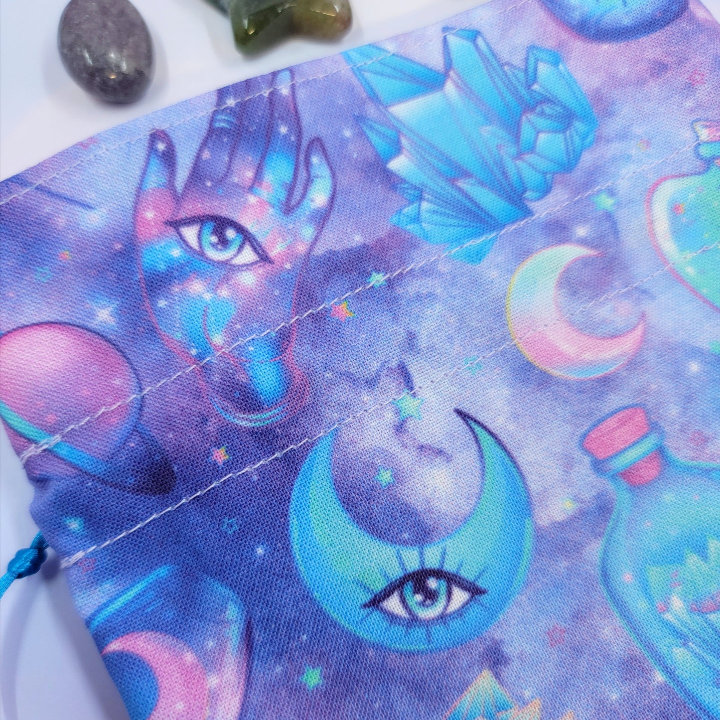 Mystical Witchy Ethereal Pastel Goth Crystal Pouch