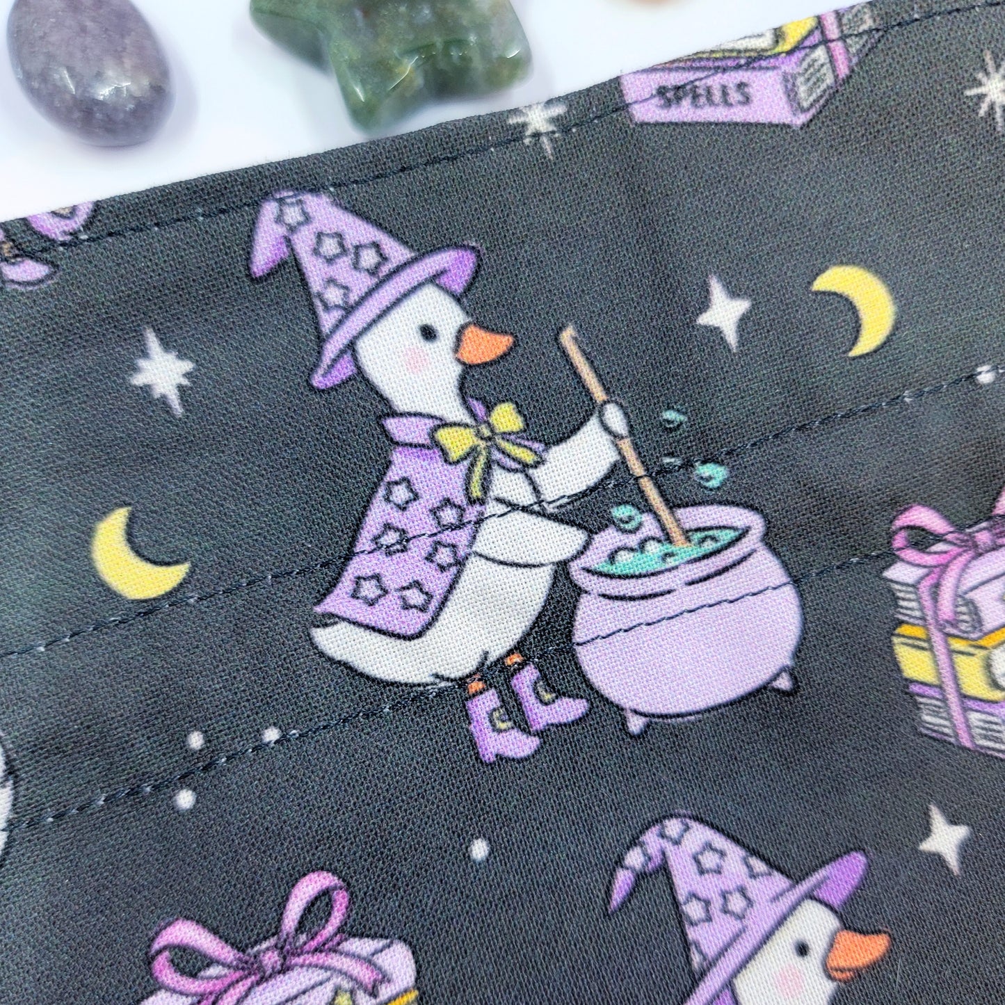 Magical Witchy Goose Crystal Pouch
