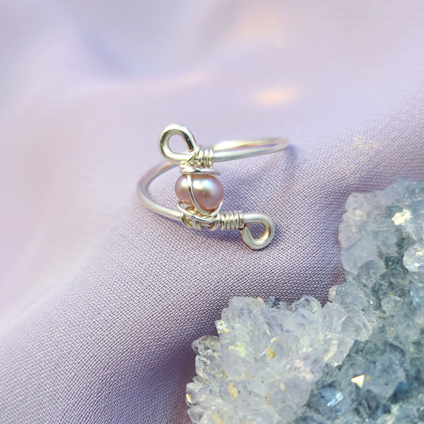 Dainty Fairy Pearl Ring