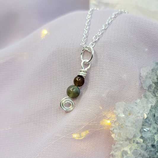 Dainty Ocean Jasper Necklace