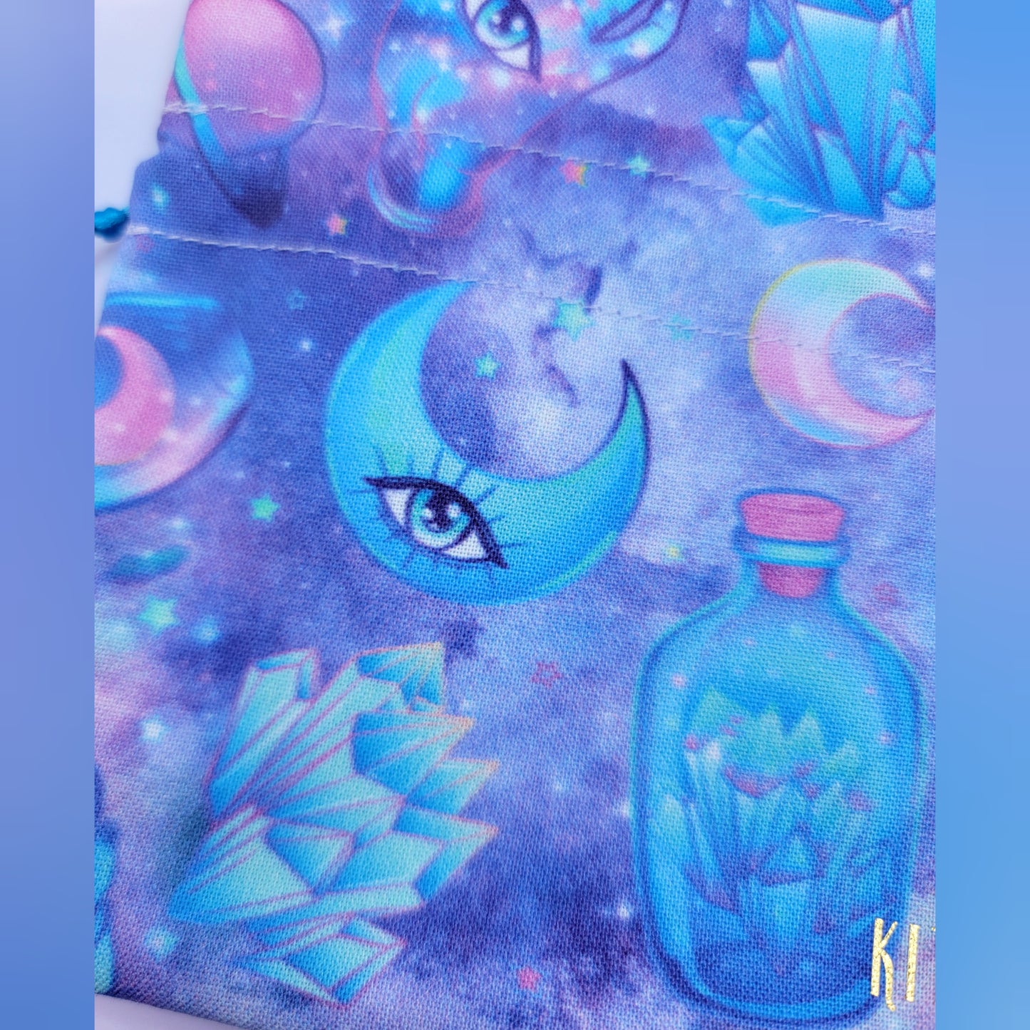 Mystical Witchy Ethereal Pastel Goth Crystal Pouch