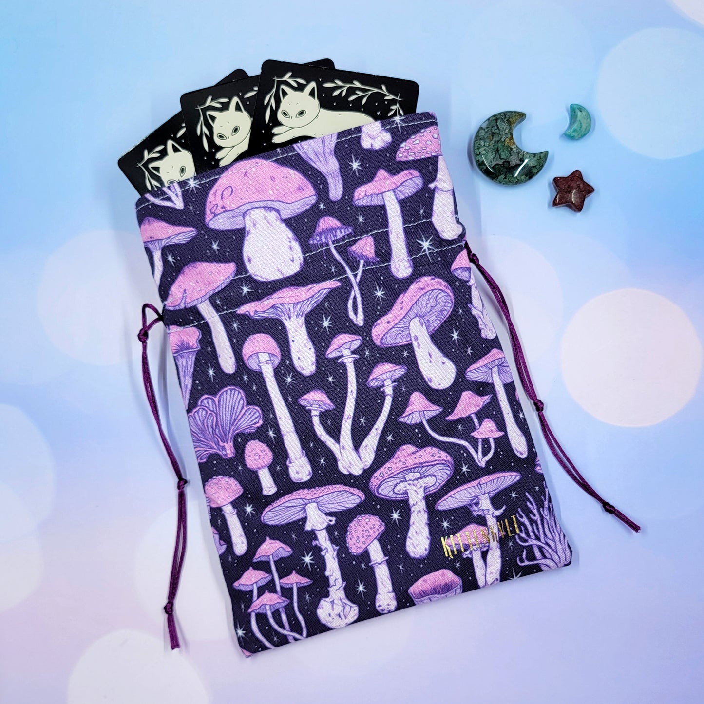 Witchy Mystical Mushroom Trinket Pouch
