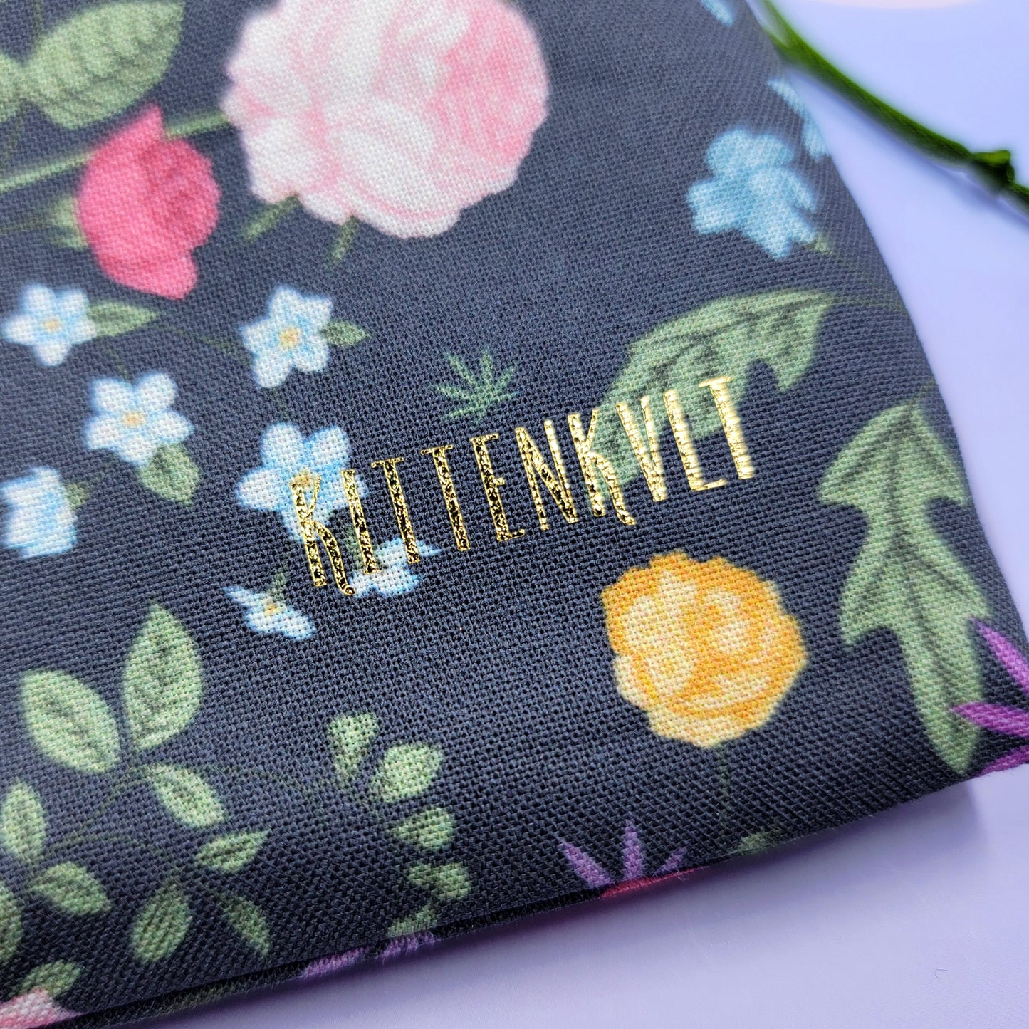 Roses, Pot Leaf, Wildflowers Tarot Pouch