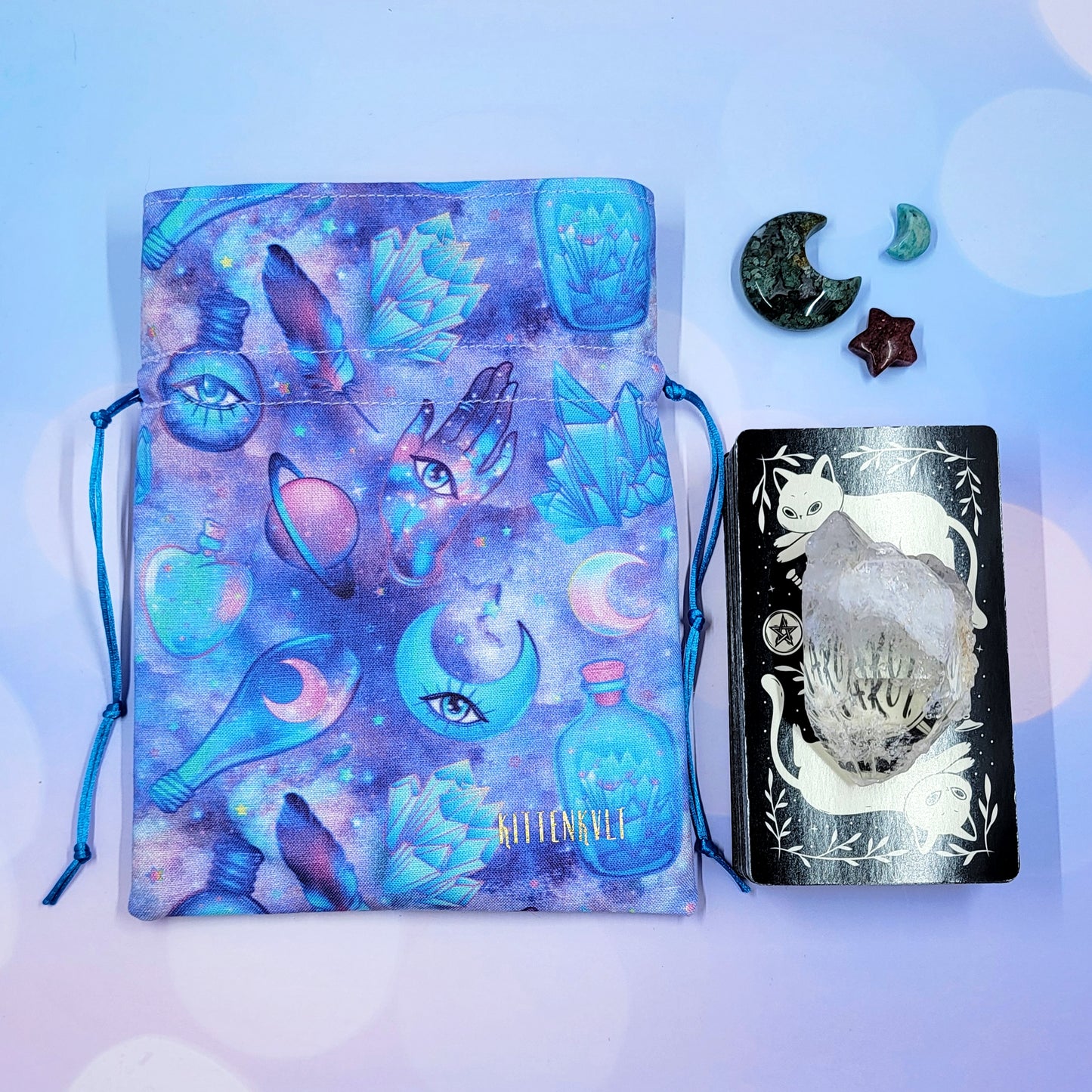 Witchy Mystical Ethereal Celestial Trinket Pouch