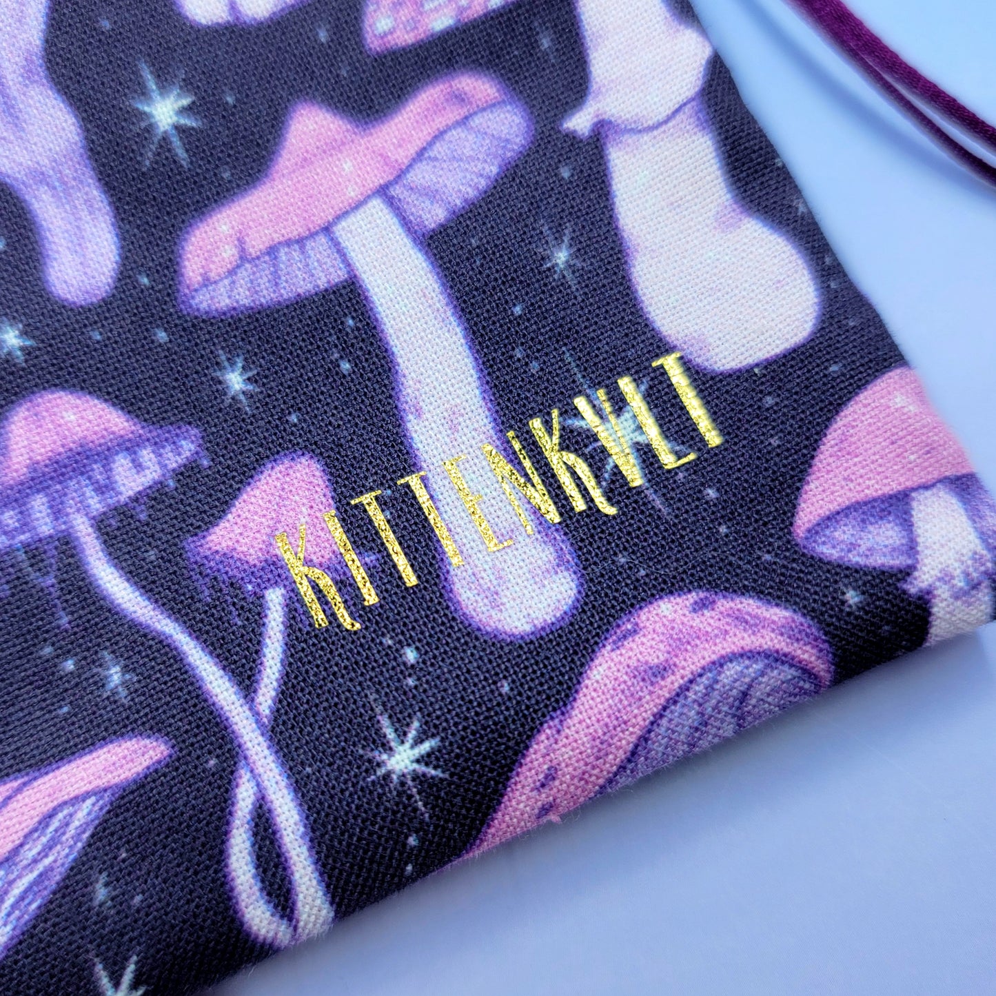 Mystical Witchy Mushroom Tarot Pouch
