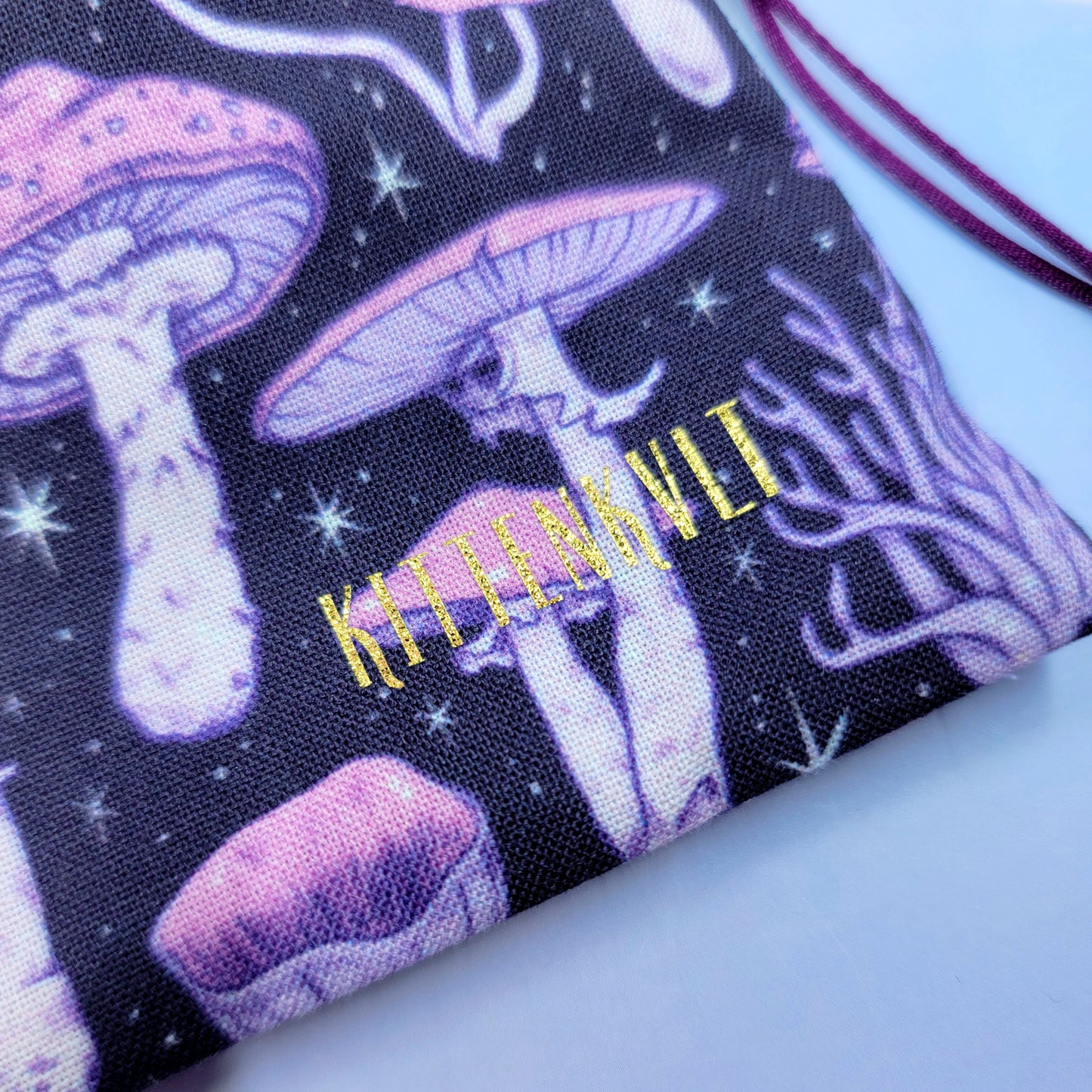 Witchy Mystical Mushroom Trinket Pouch