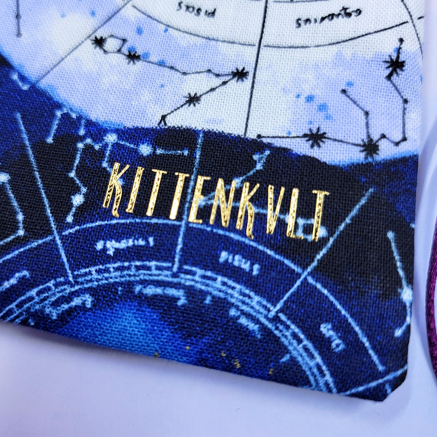 Celestial Witchy Zodiac Cosmic Crystal Pouch