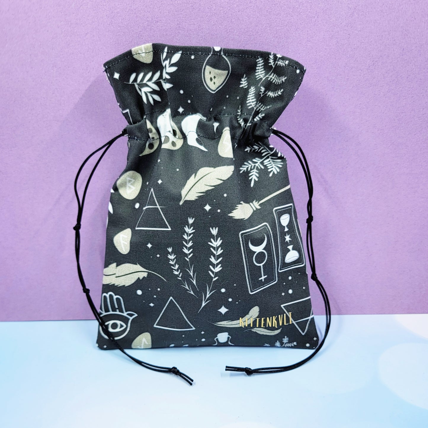 Mystical Divination Witch Whismy Goth Trinket Pouch