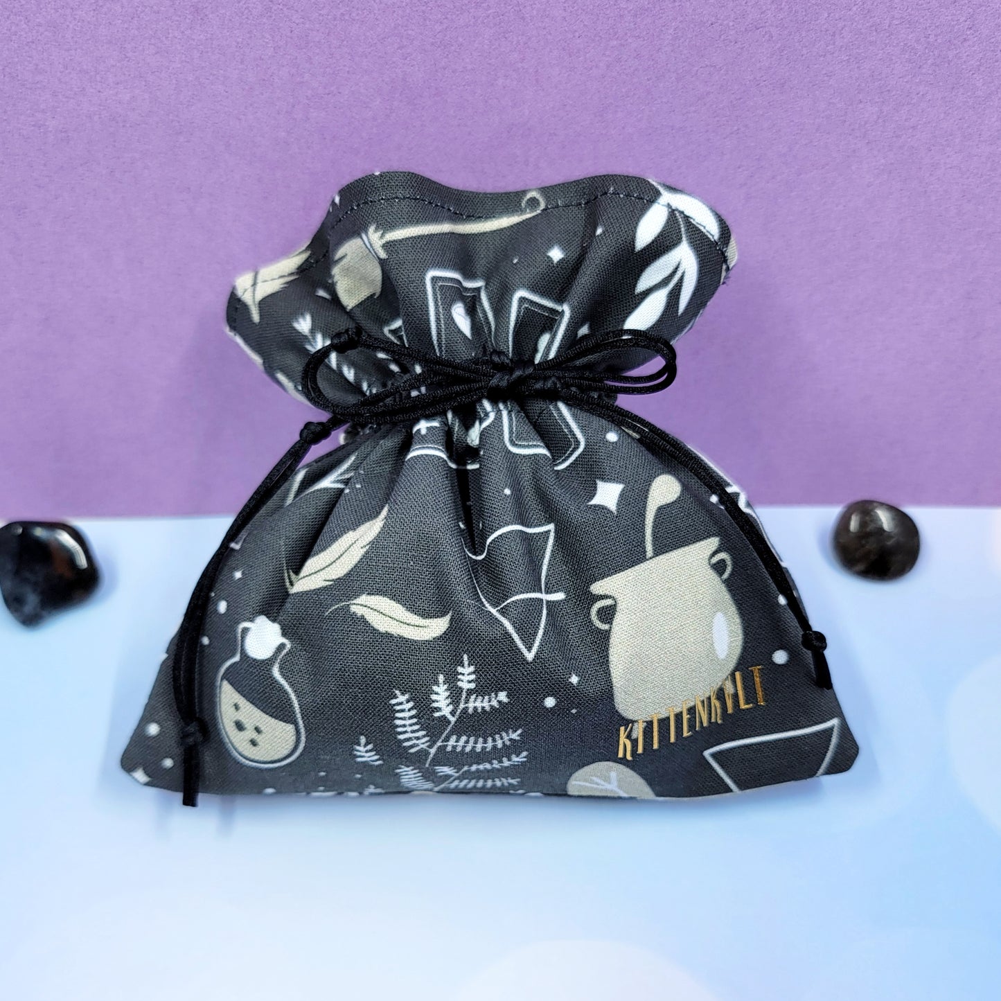 Divination Witch Mystical Whimsy Goth Crystal Pouch