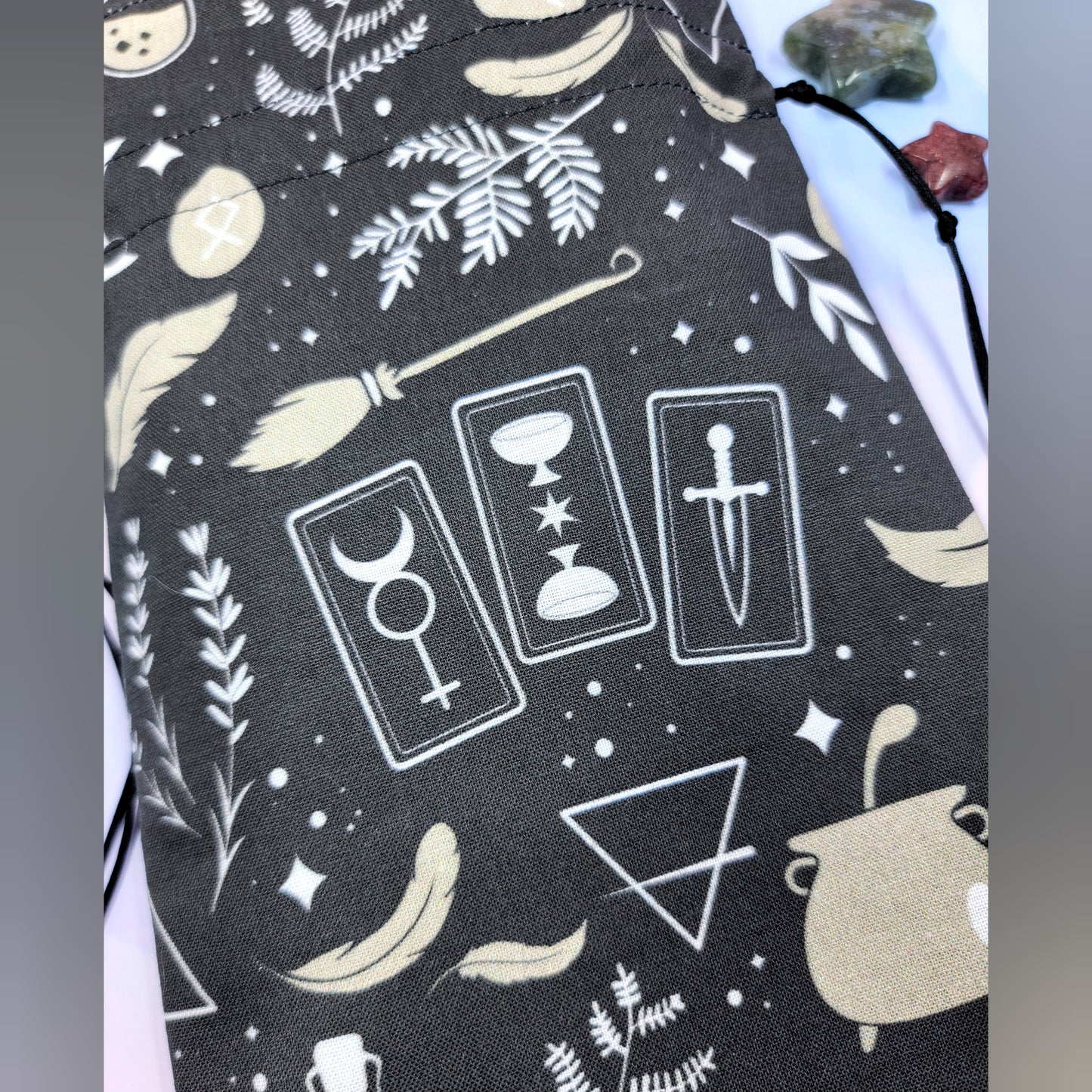 Divination Witch Whimsy Gothic Tarot Pouch
