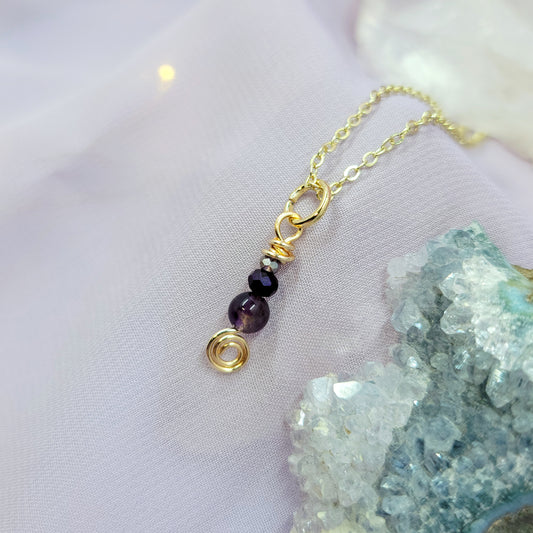 Dainty Amethyst Necklace