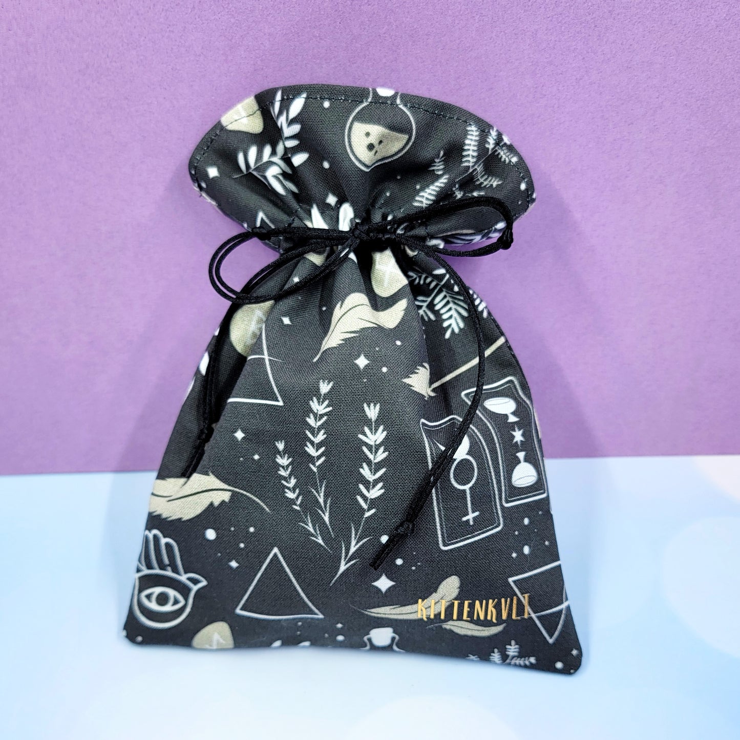 Mystical Divination Witch Whismy Goth Trinket Pouch