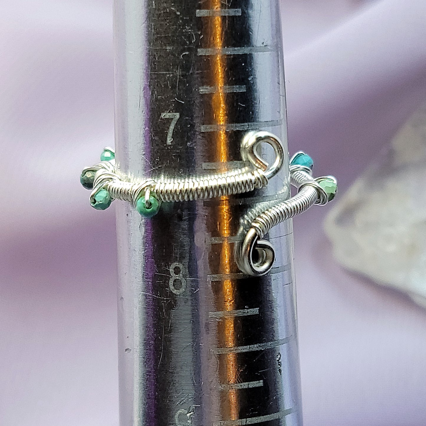 Sea Fairy Siren African Jasper Adjustable Ring
