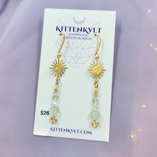 Celestial Fairy Fluorite Earrings