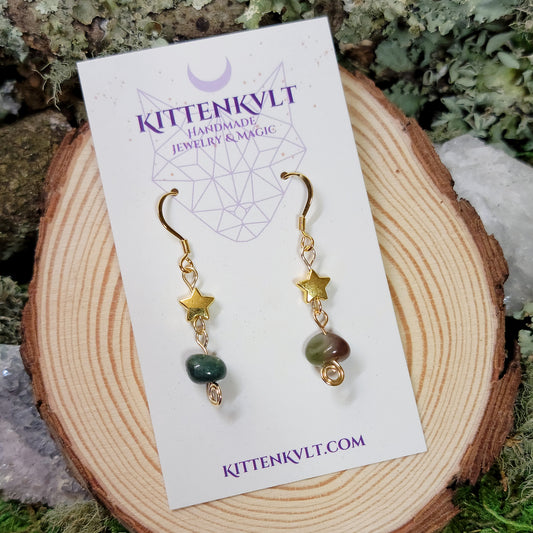 Celestial Ocean Jasper Earrings