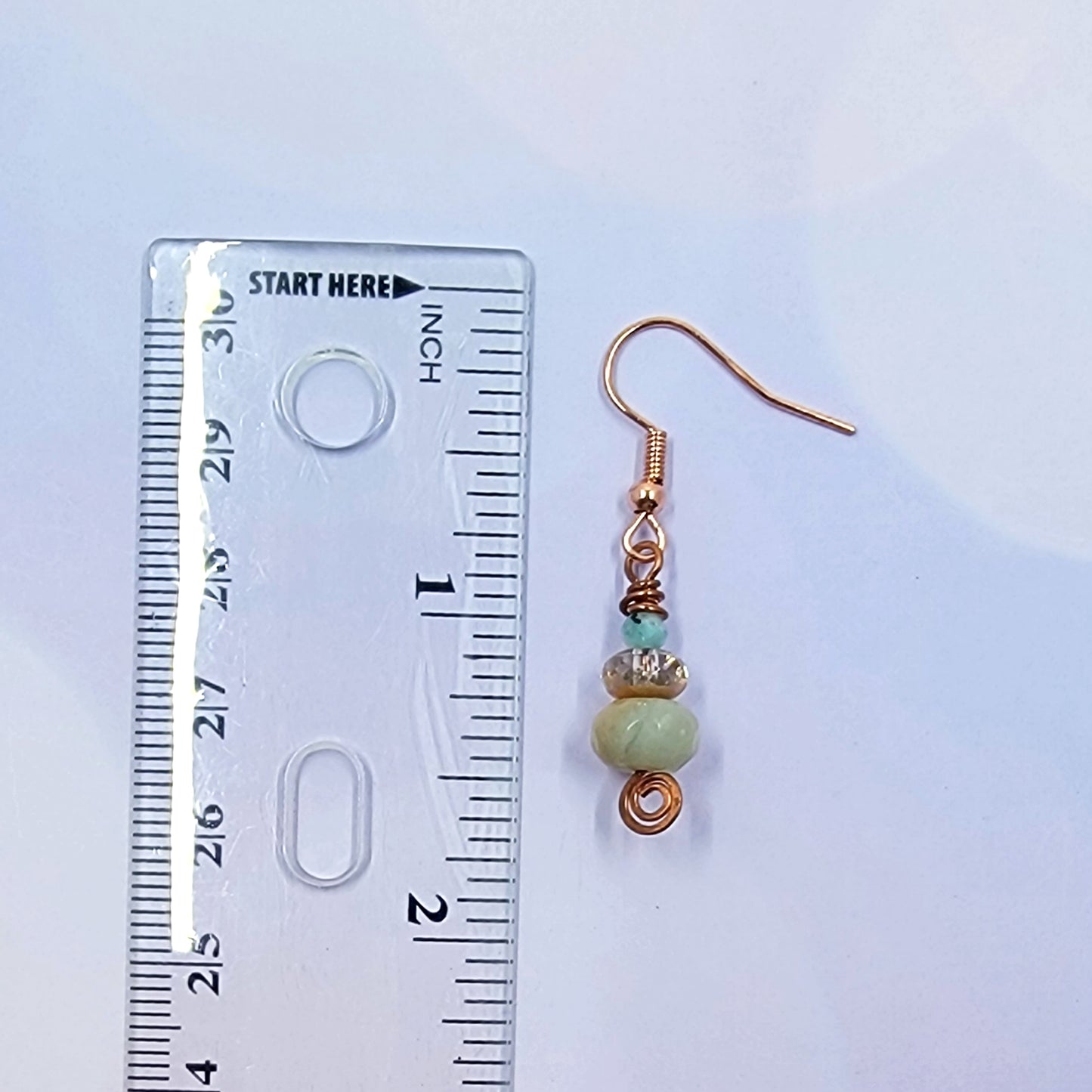 Mystical Sea Witch Amazontie Copper Earrings