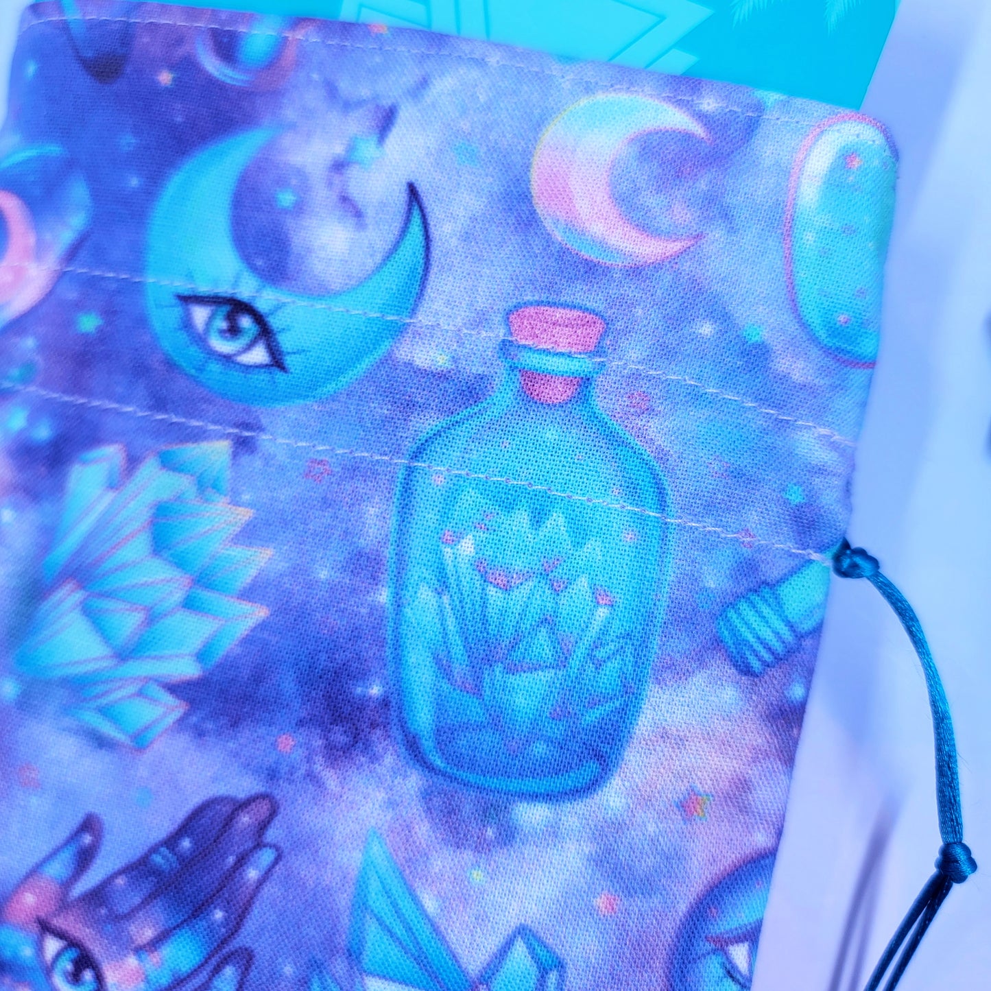 Witchy Mystical Pastel Ethereal Cosmic Celestial Tarot Pouch