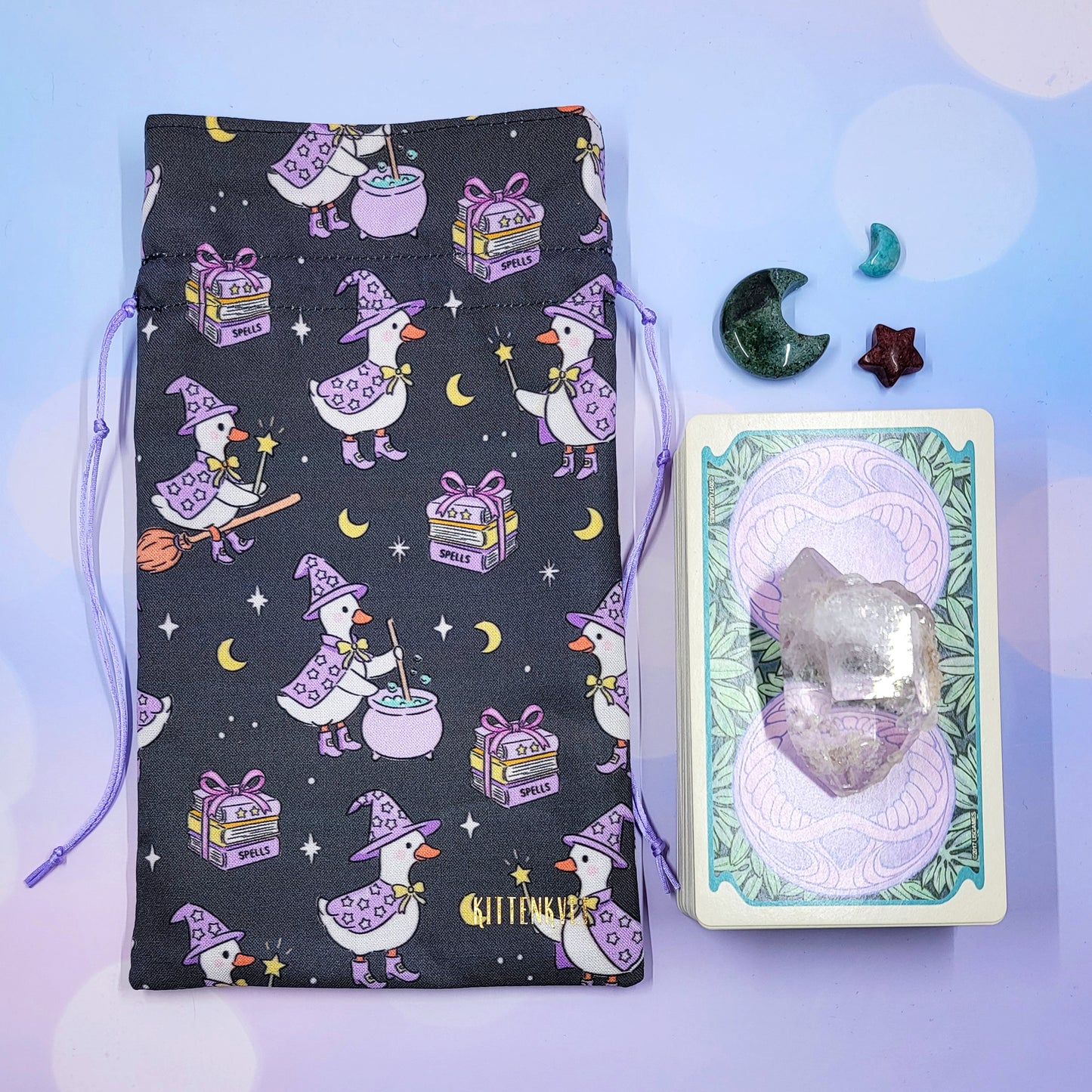 Witchy Magical Goose Tarot Pouch