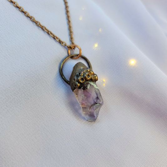 Amethyst Sea Witch Barnical Necklace