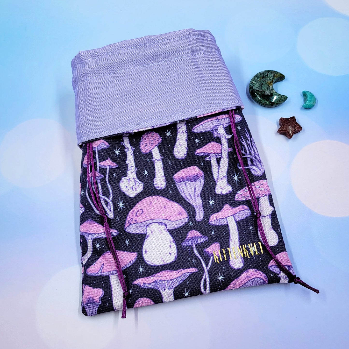 Mystical Witchy Mushroom Tarot Pouch