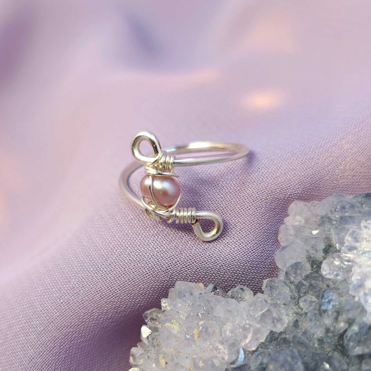 Dainty Fairy Pearl Ring