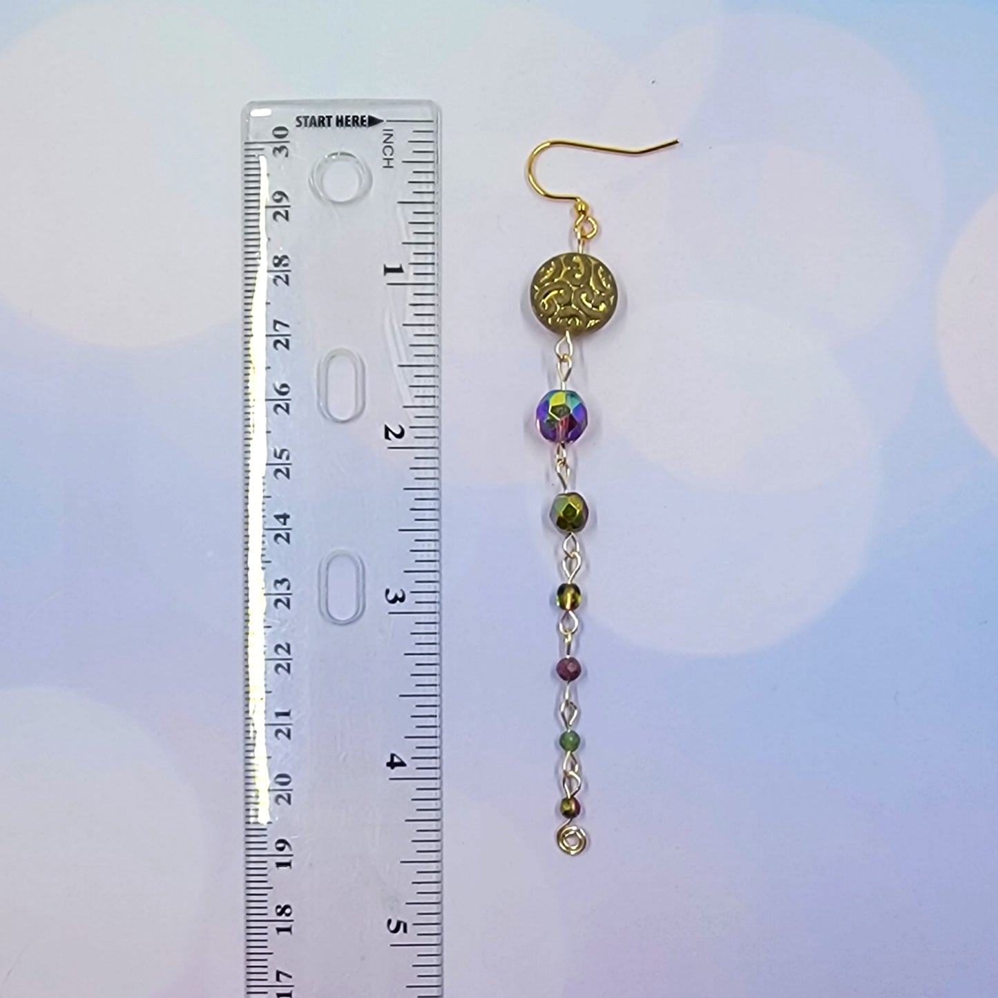 Mystical Fuschite Ruby & Sapphire With Ruby Earrings