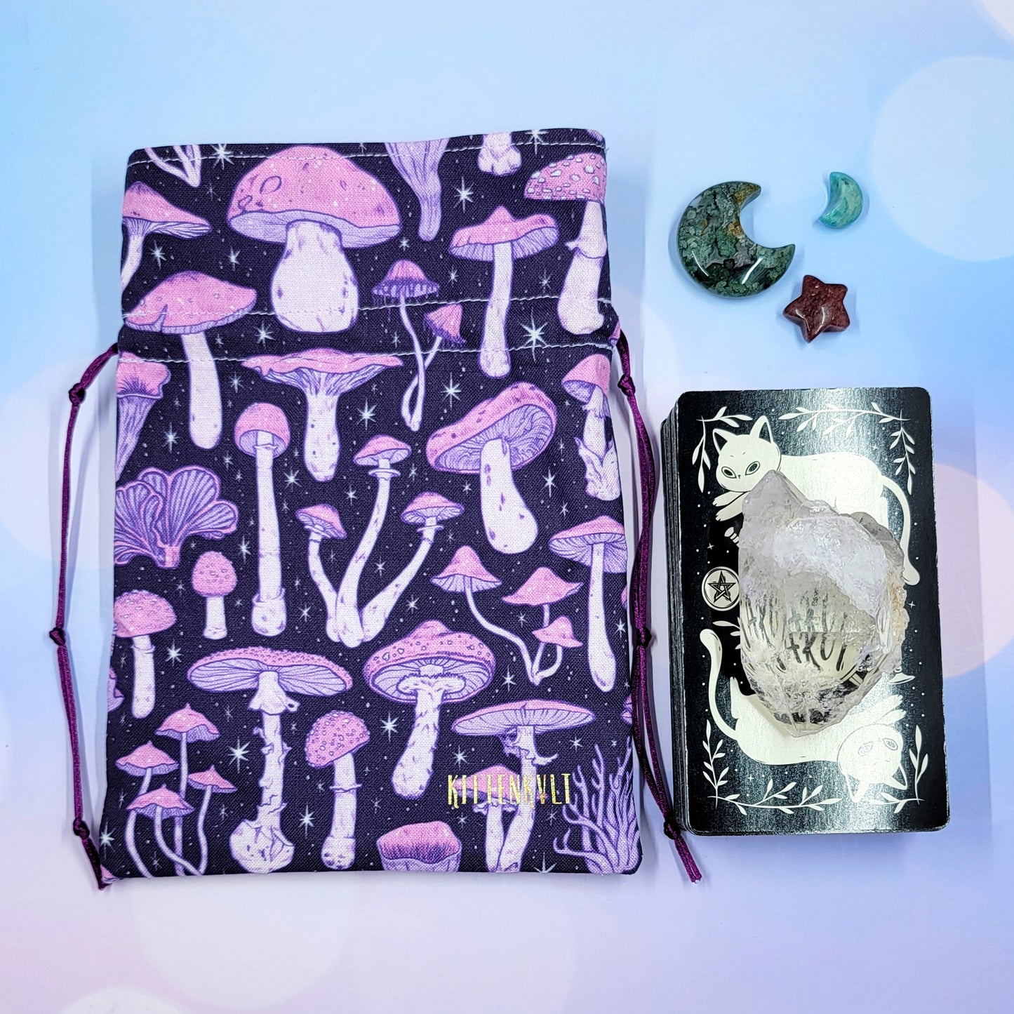 Witchy Mystical Mushroom Trinket Pouch