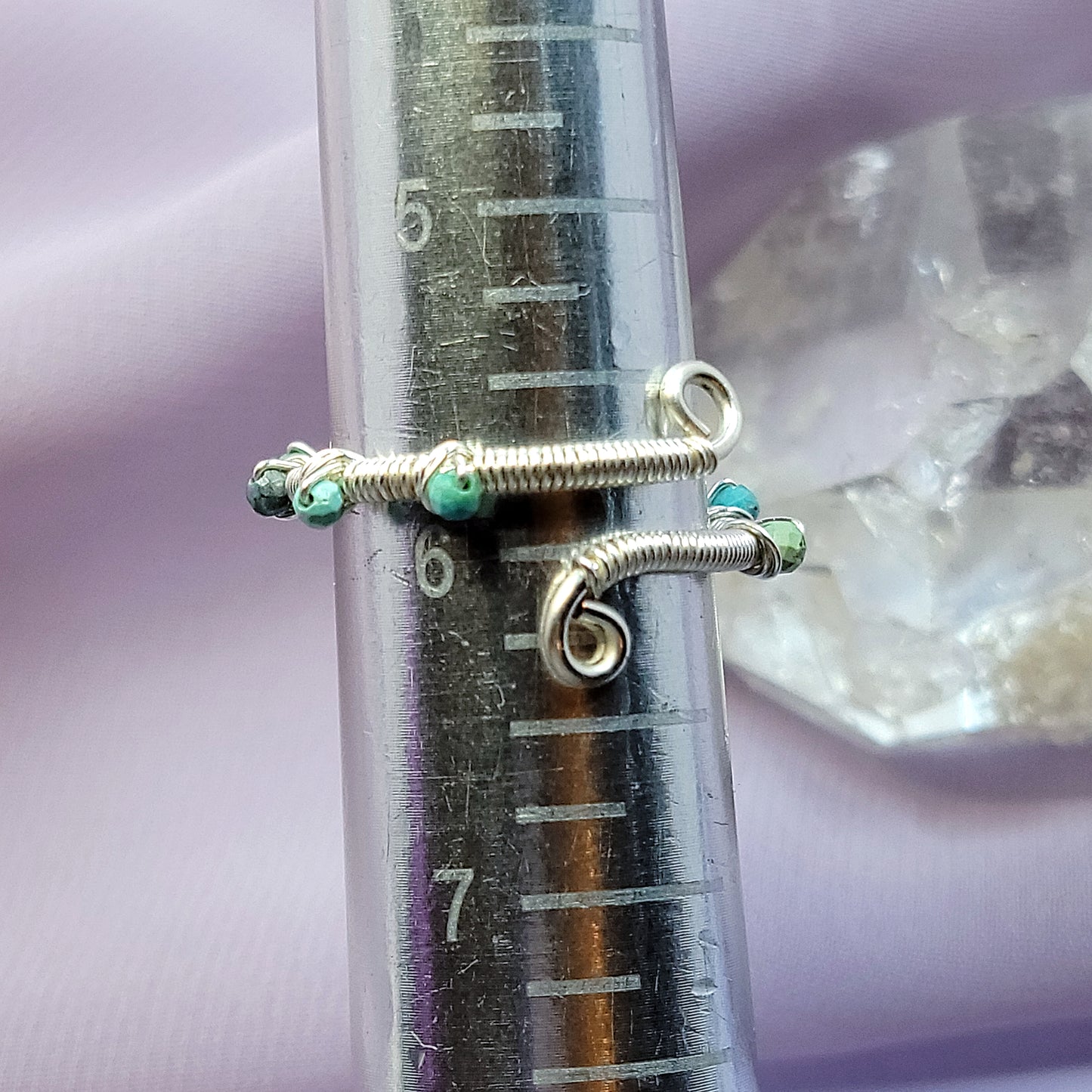 Sea Fairy Siren African Jasper Adjustable Ring