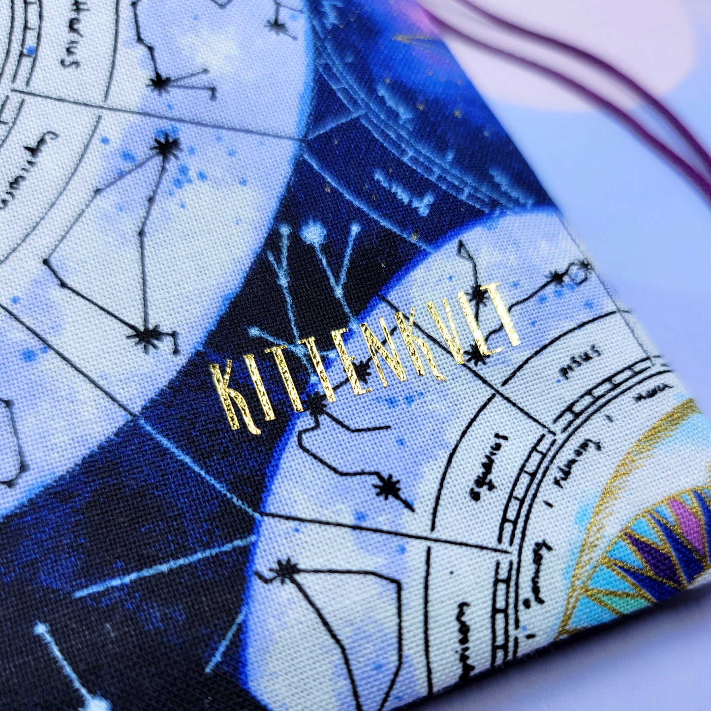 Witchy Celestial Zodiac Cosmic Tarot Pouch