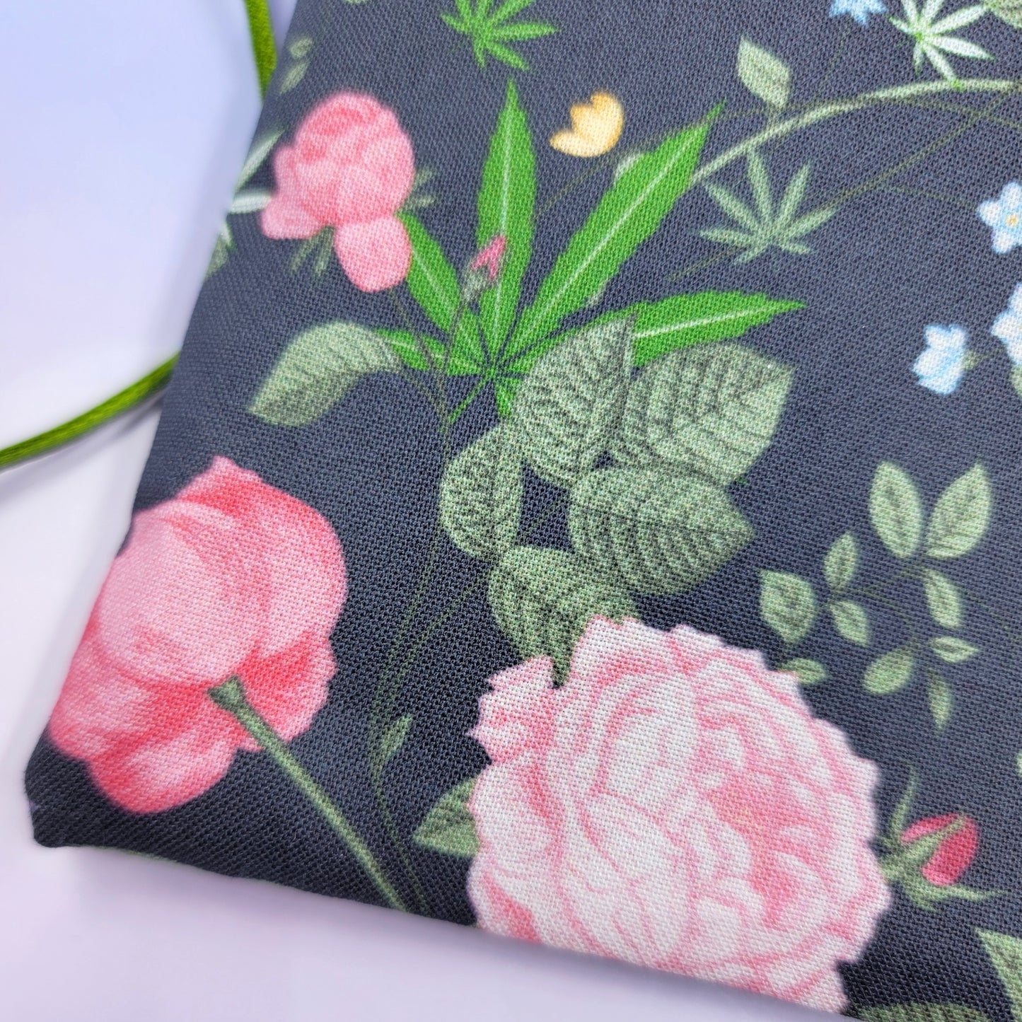 Roses, Pot Leaf, Wildflowers Trinket Pouch