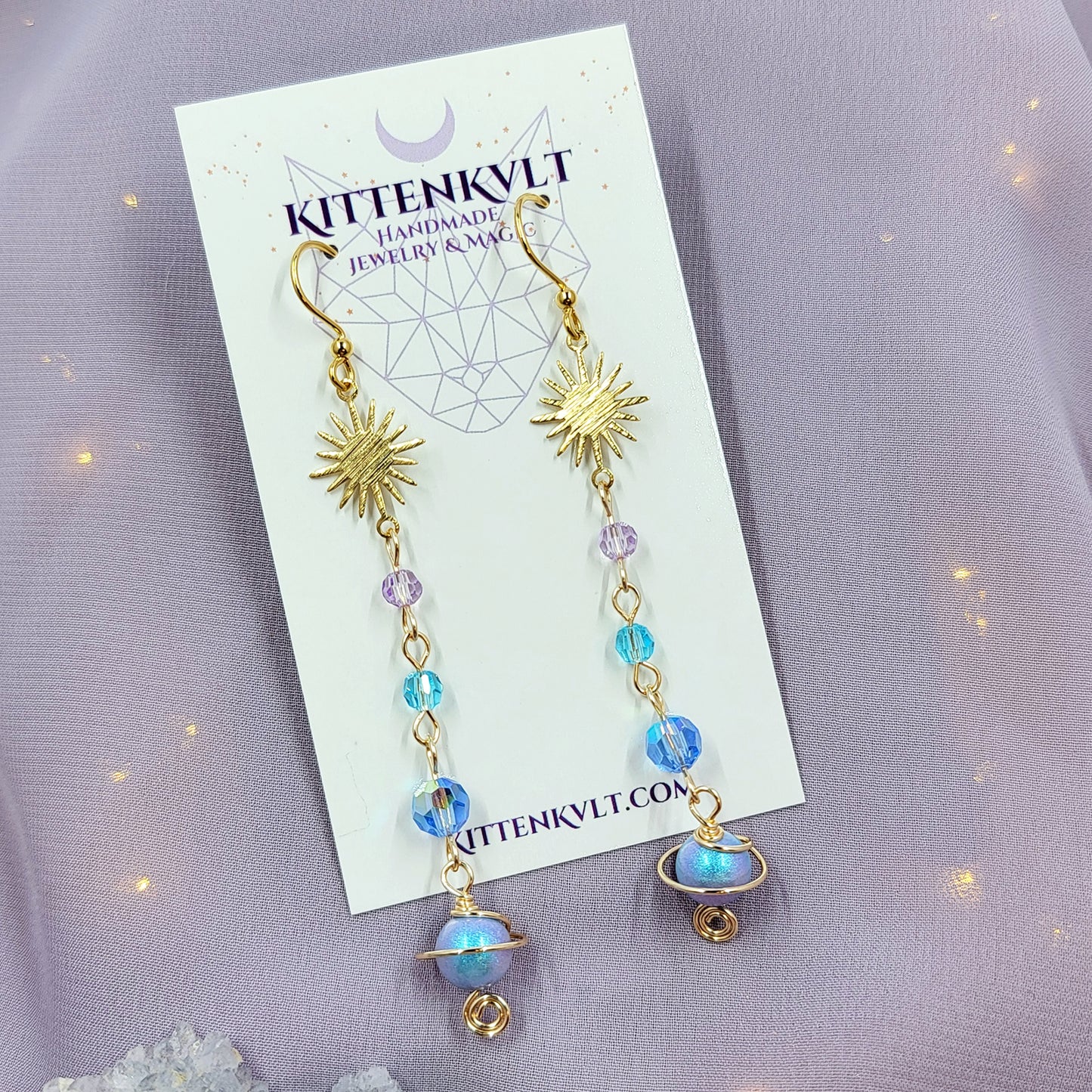 Ethereal Planet Earrings