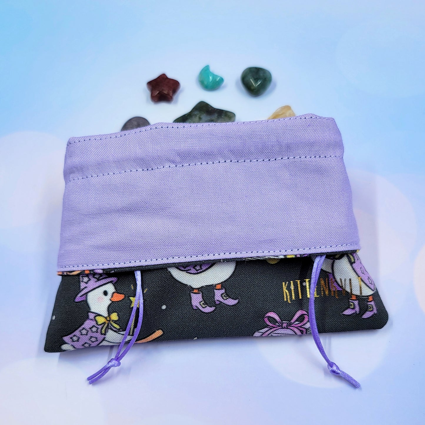Magical Witchy Goose Crystal Pouch