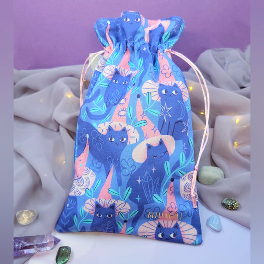 Mystical Witchy Kitty Tarot Pouch