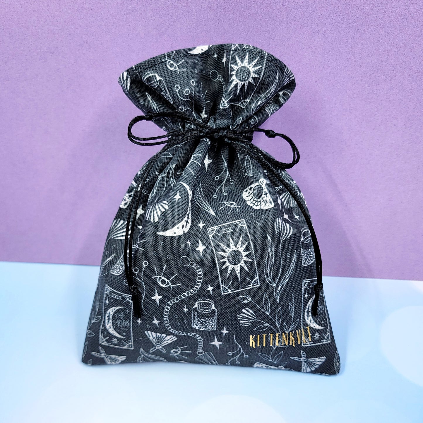 Mystical Divination Witch Goth Trinket Pouch