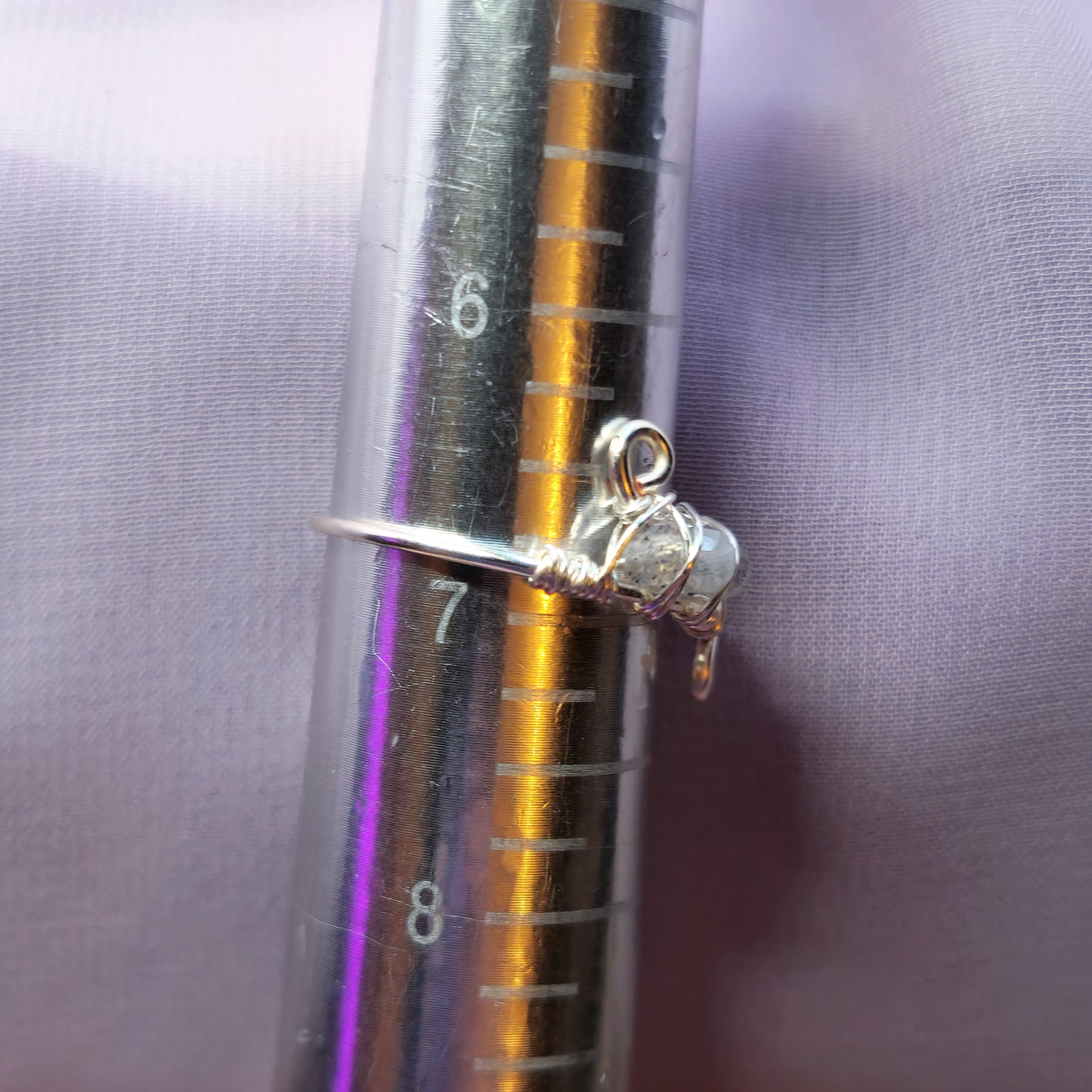 Mystical Witchy Fairy Labradorite Ring