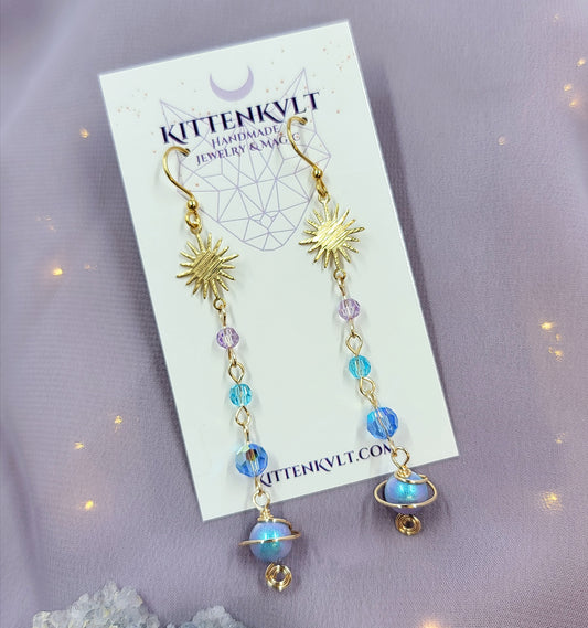 Ethereal Planet Earrings