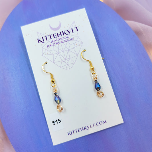 Dainty Ethereal Sun Catcher Earrings
