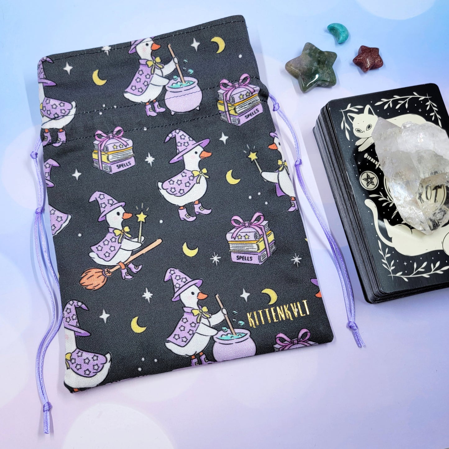 Witchy Magical Goose Trinket Pouch