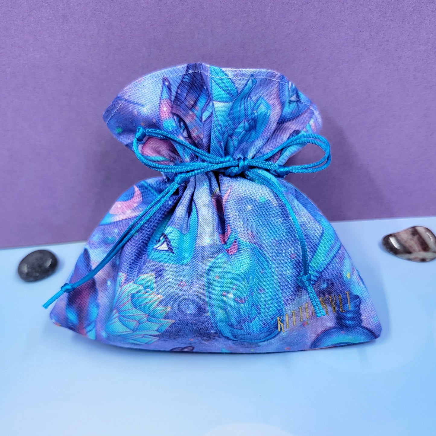 Mystical Witchy Ethereal Pastel Goth Crystal Pouch