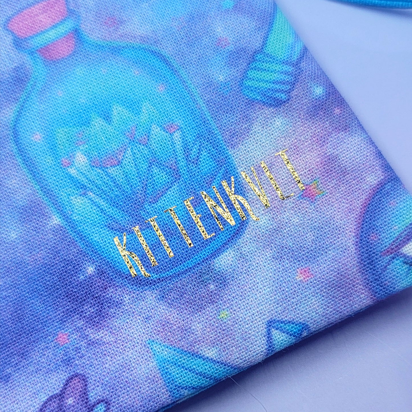 Witchy Mystical Pastel Ethereal Cosmic Celestial Tarot Pouch