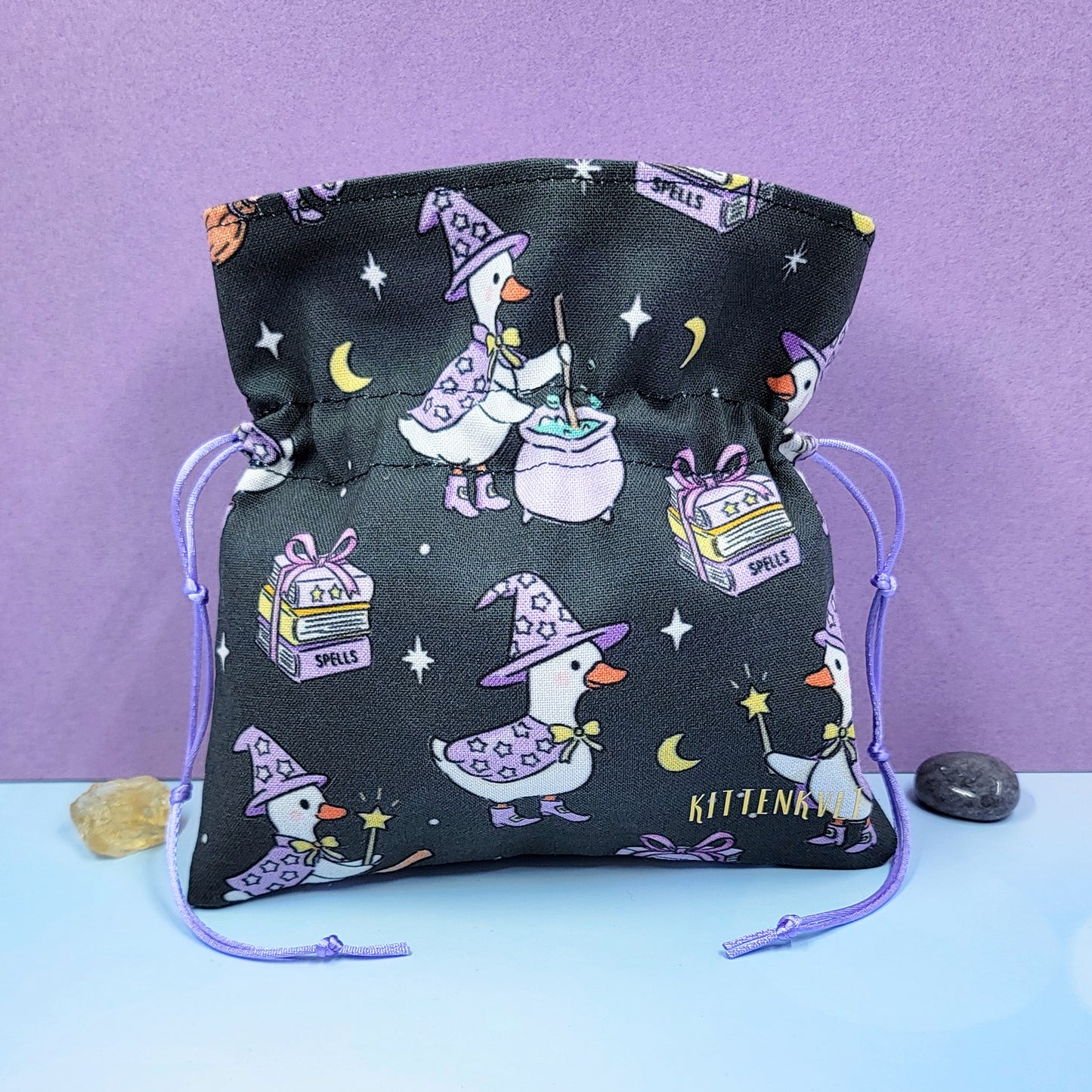 Magical Witchy Goose Crystal Pouch